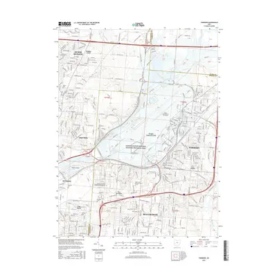 2016 Map of Fairborn, 2016 Print
