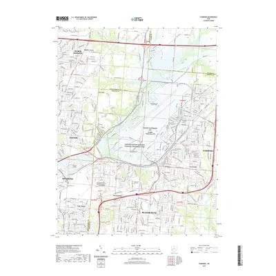 2019 Map of Fairborn, 2019 Print
