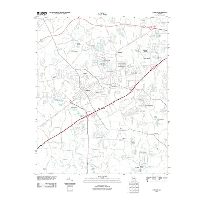 2011 Map of Fairburn, 2011 Print