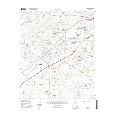 2014 Map of Fairburn, 2014 Print