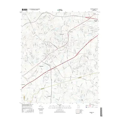 2017 Map of Fairburn, 2017 Print
