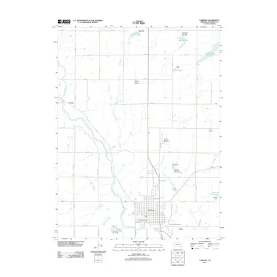 2011 Map of Fairbury, 2011 Print