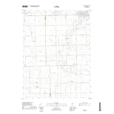 2018 Map of Fairbury, 2018 Print