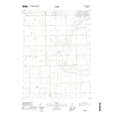 2021 Map of Fairbury, 2021 Print