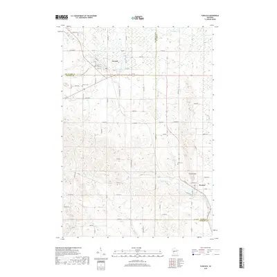 2018 Map of Fairchild, 2018 Print