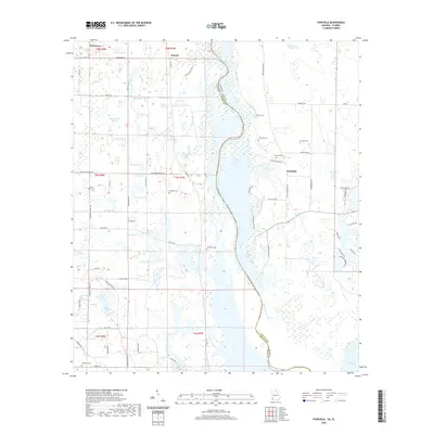 2020 Map of Fairchild, 2020 Print