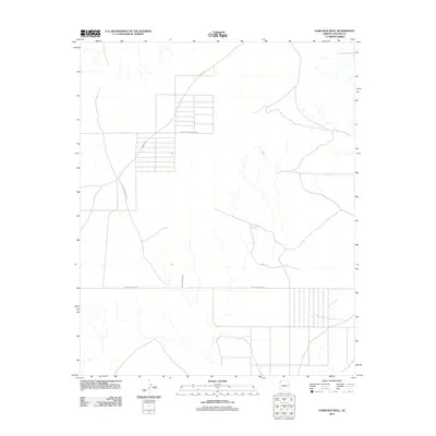 2011 Map of Fairchild Well, 2011 Print