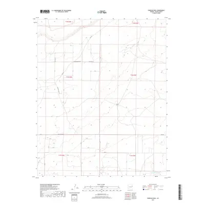 2018 Map of Fairchild Well, 2018 Print