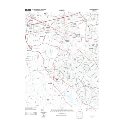2013 Map of Fairfax, 2013 Print