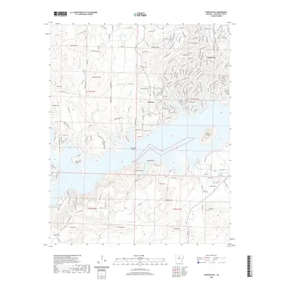 2020 Map of Fairfield Bay, 2020 Print