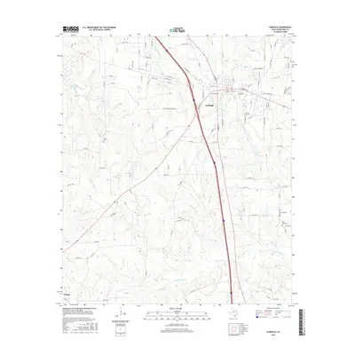 2016 Map of Fairfield, 2016 Print