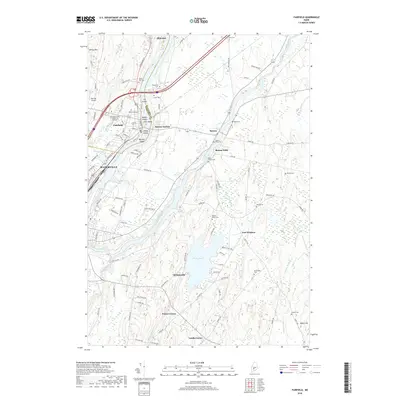 2018 Map of Fairfield, 2018 Print
