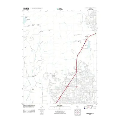 2012 Map of Fairfield North, 2012 Print