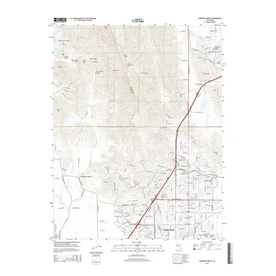 2015 Map of Fairfield North, 2015 Print
