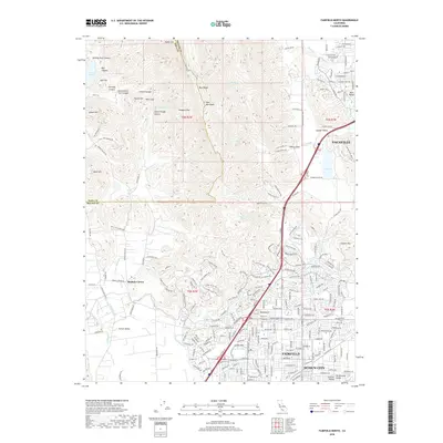 2018 Map of Fairfield North, 2018 Print