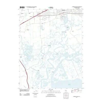 2012 Map of Fairfield South, 2012 Print