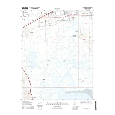 2015 Map of Fairfield South, 2015 Print