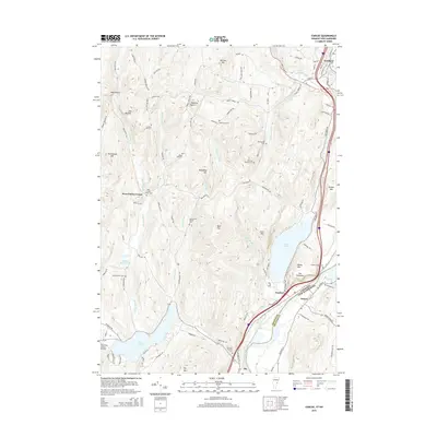 2015 Map of Fairlee, 2015 Print