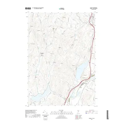 2018 Map of Fairlee, 2018 Print