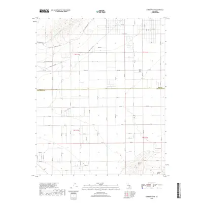2018 Map of Fairmont Butte, 2018 Print