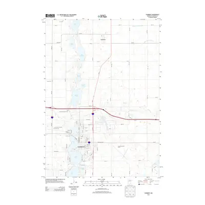 2013 Map of Fairmont, 2013 Print