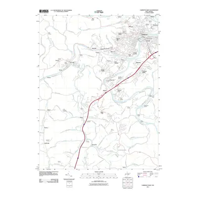 2011 Map of Fairmont West, 2011 Print
