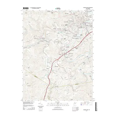 2014 Map of Fairmont West, 2014 Print