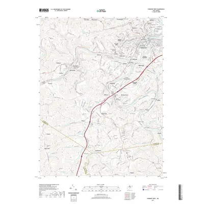 2019 Map of Fairmont West, 2019 Print