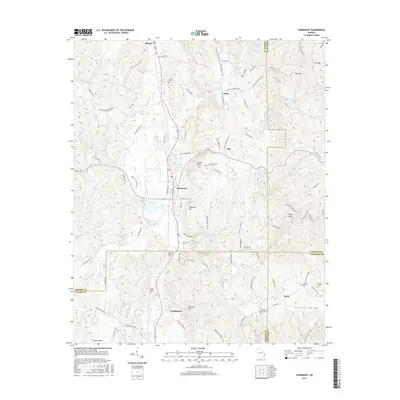 2017 Map of Fairmount, 2017 Print