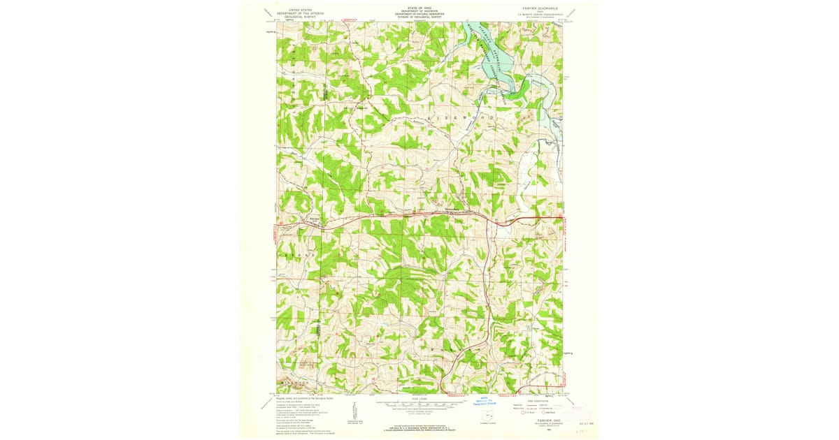 1961 Map of Fairview, OH — High-Res | Pastmaps