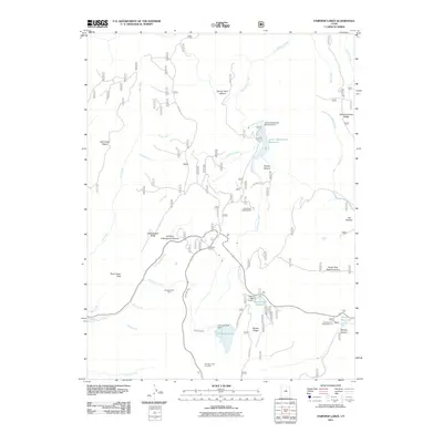 2011 Map of Fairview Lakes, 2011 Print