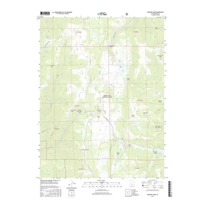 2017 Map of Fairview Lakes, 2017 Print