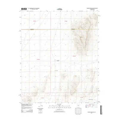 2013 Map of Fairview Mountain, 2013 Print