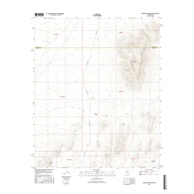 2017 Map of Fairview Mountain, 2017 Print