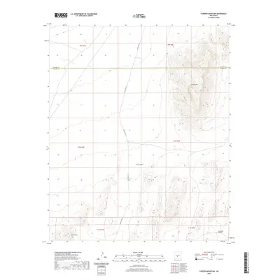2020 Map of Fairview Mountain, 2020 Print