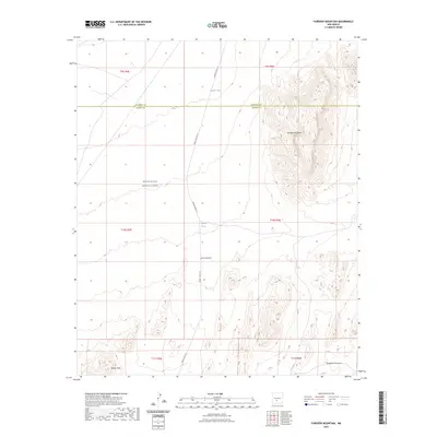 2023 Map of Fairview Mountain, 2023 Print