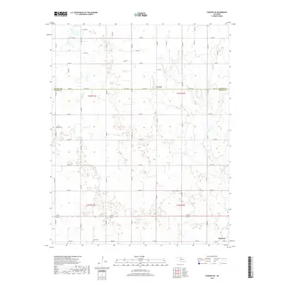 2018 Map of Fairview NE, 2018 Print