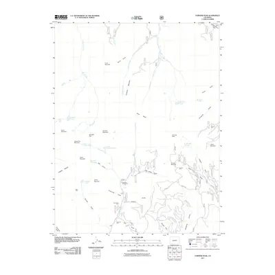 2011 Map of Fairview Peak, 2011 Print