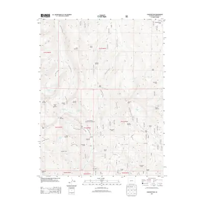 2013 Map of Fairview Peak, 2013 Print