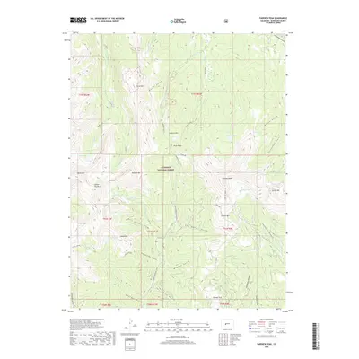 2019 Map of Fairview Peak, 2019 Print