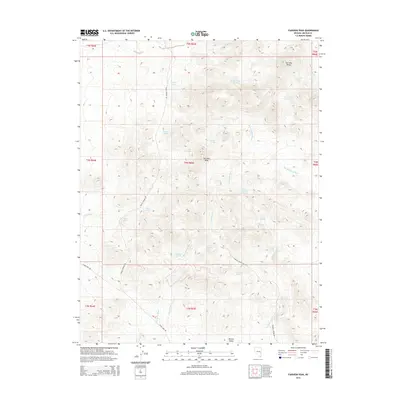 2015 Map of Fairview Peak, 2015 Print