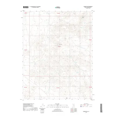 2018 Map of Fairview Peak, 2018 Print