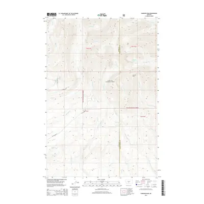 2014 Map of Fairview Peak, 2014 Print