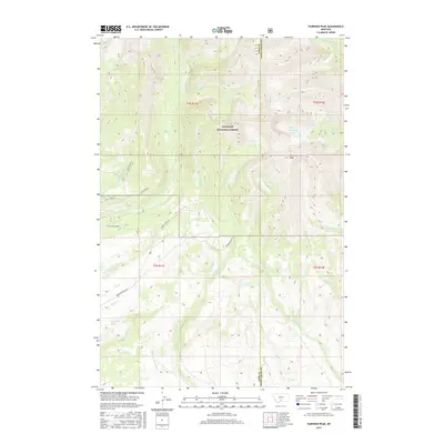 2017 Map of Fairview Peak, 2017 Print