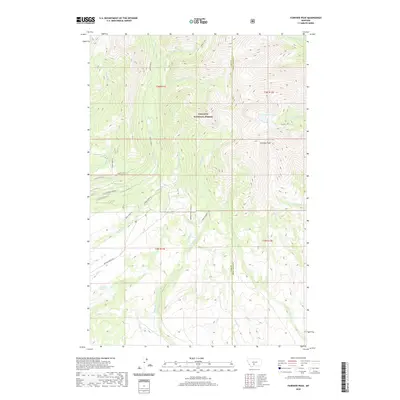 2020 Map of Fairview Peak, 2020 Print