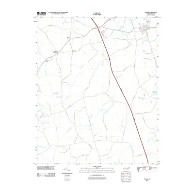 2010 Map of Faison, 2010 Print