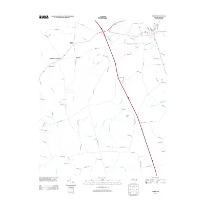 2013 Map of Faison, 2013 Print