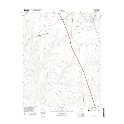2016 Map of Faison, 2016 Print