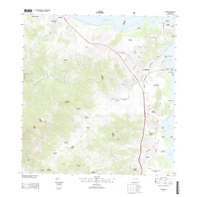 2013 Map of Fajardo, 2013 Print
