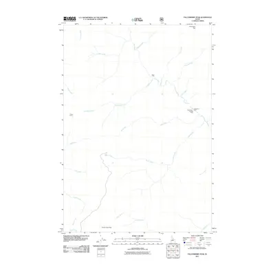 2011 Map of Falconberry Peak, 2011 Print
